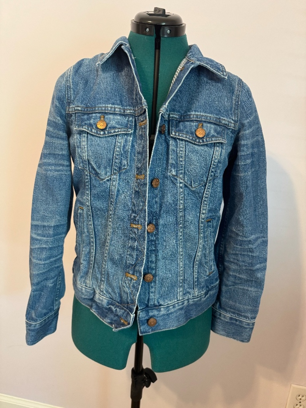 Madewell Denim Trucker Jacket Sz Med